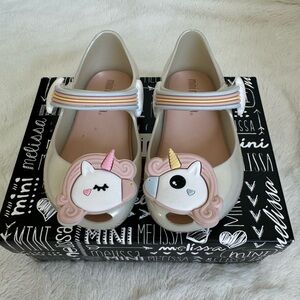 Mini Melissa Unicorn Shoes Size Size6